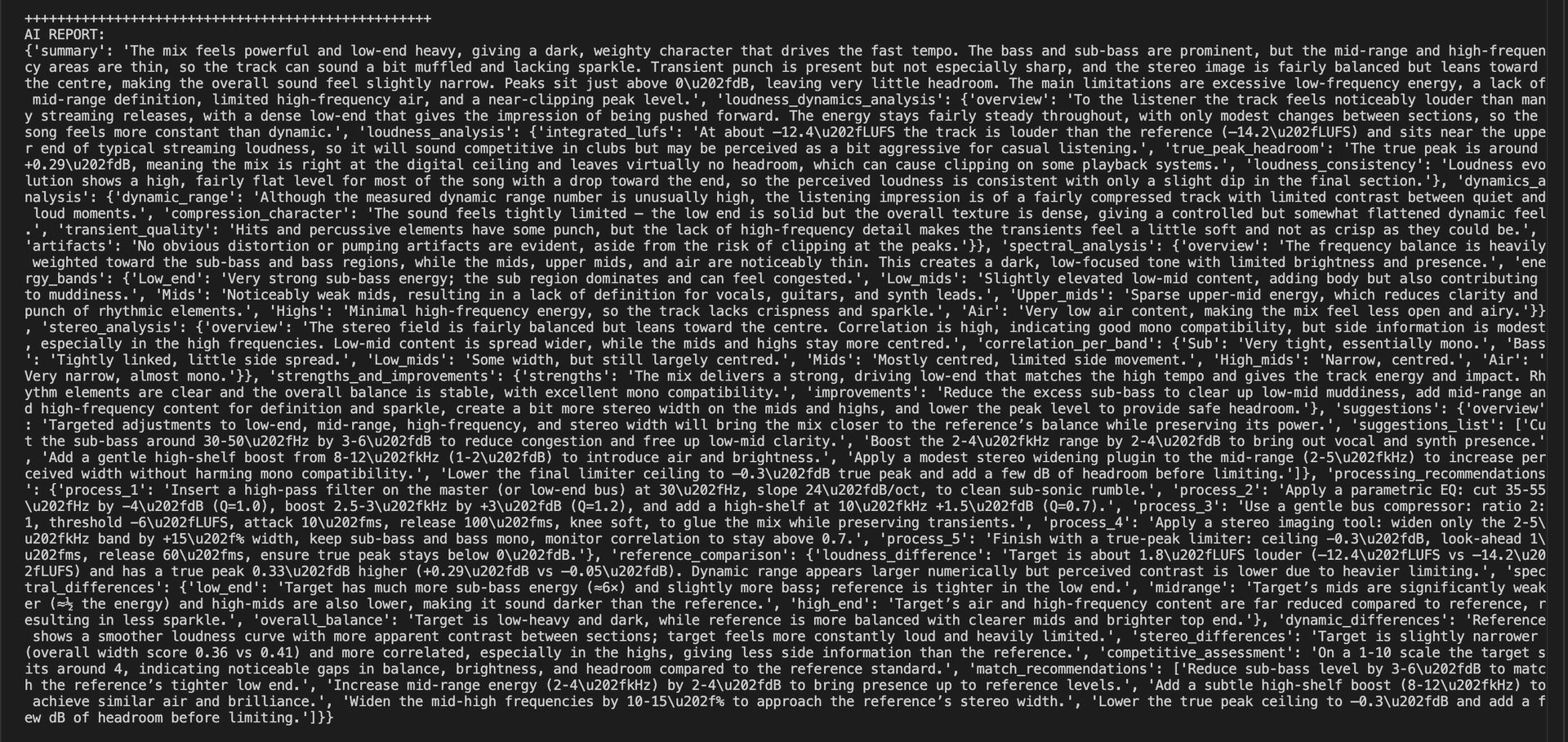 AI Report Generation